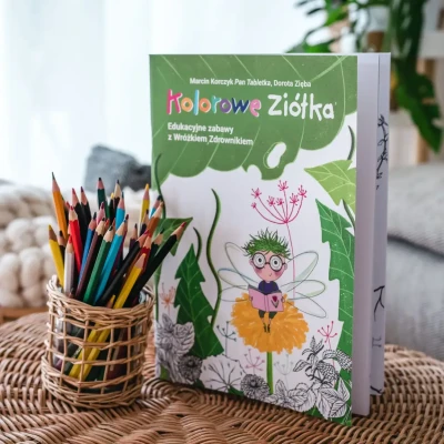 “Kolorowe ziółka” – książeczka edukacyjna dla dzieci / Pan Tabletka