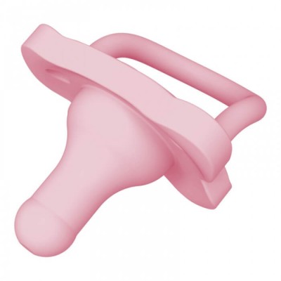 Smoczek silikonowy o kształcie butelki standard różowy, 0-6 msc. / Dr. Brown's