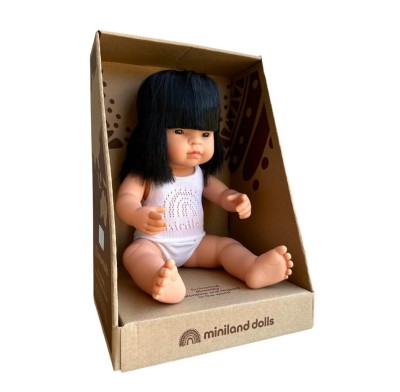Lalka dziewczynka Azjatka 38cm Miniland Doll