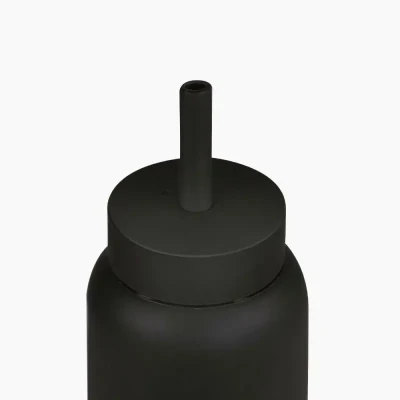 Silikonowa nasadka ze słomką do butelki Bink Mini - Black / BINK  