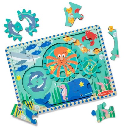 Puzzle z zębatkami Podwodny świat / Melisa & Doug