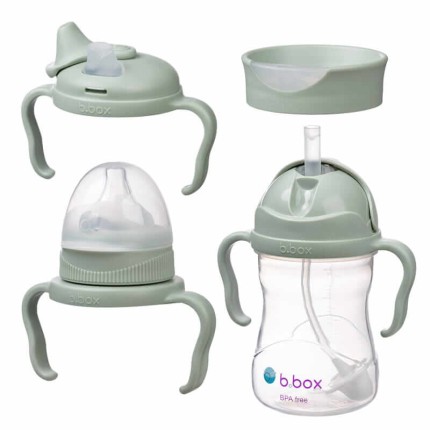 Kubek 4w1 240ml, szałwiowy / b.box