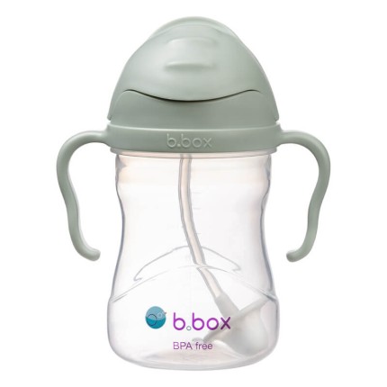 Bidon ze słomką 240 ml, SZAŁWIOWY / b.box