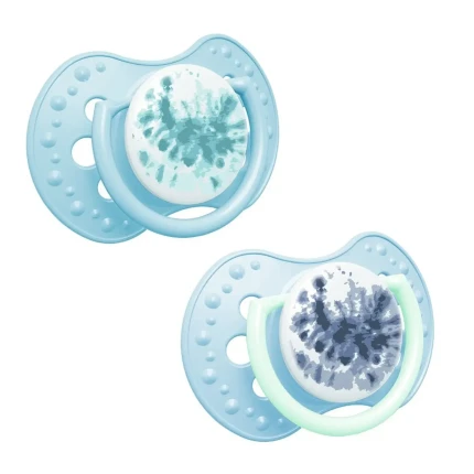 Smoczki Blossom Tie Dye Blue 2szt. / Lovi