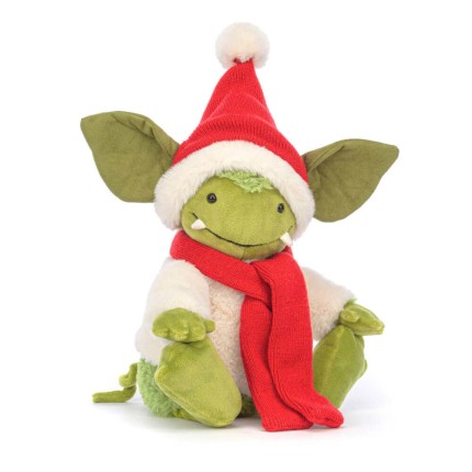 Gremlin w Świątecznym Stroju 27 cm / Jellycat