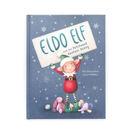 Książeczka "Eldo Elf and the Patchwork Bashful Bunny" / Jellycat