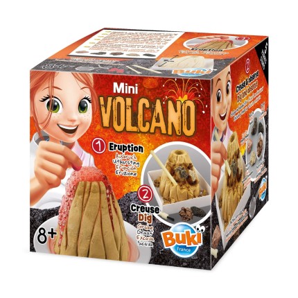 Mini wulkan - erupcja i odkopywanie / Buki