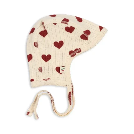 Czapka bonetka Minnie - Amour Rouge / Konges slojd
