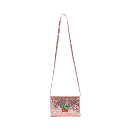 Kopertówka dziecięca Love - Pink Glitter / Konges slojd