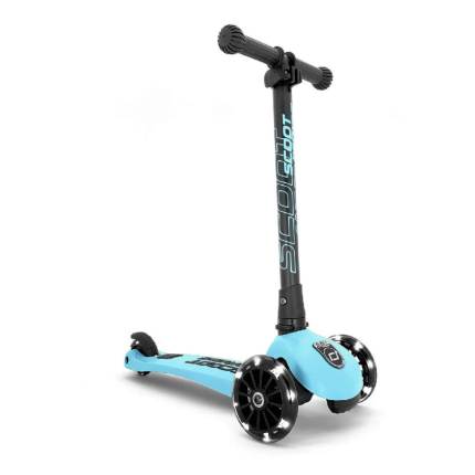 Highwaykick 3 LED Hulajnoga składana ze świecącymi kółkami 3+ Blueberry / Scootandride
