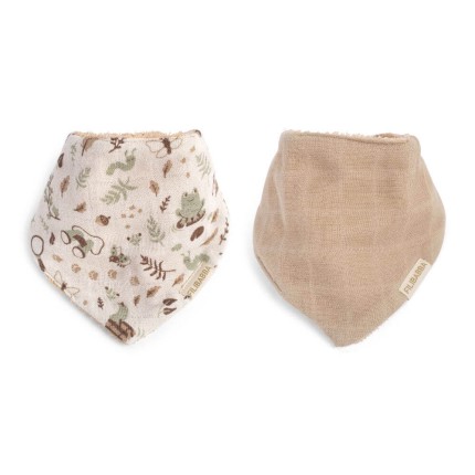 Śliniak, bandana - Little Wonders + Warm Grey / Filibabba