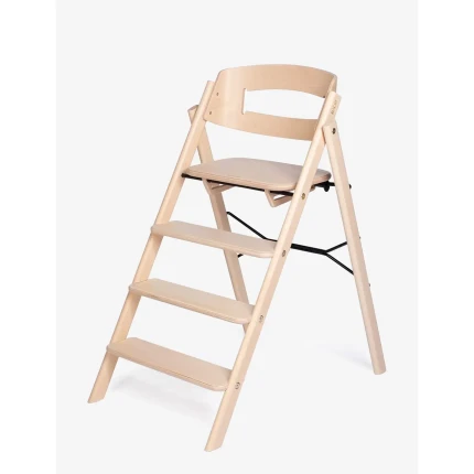 Drewniane bukowe składane krzesełko do karmienia Klapp - Natural / Kaos