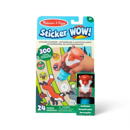Stempel z naklejkami Sticker Wow - Lis / Melissa & Doug