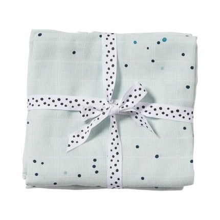 Pieluszka Dreamy Dots  - blue 2szt. / Done by Deer