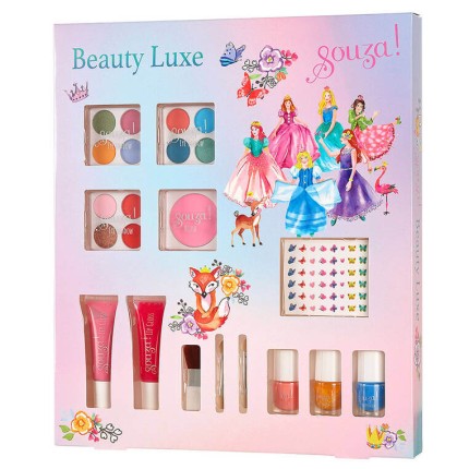 Kosmetyki do makijażu dla dzieci zestaw 13 el. Beauty Luxe / Souza!
