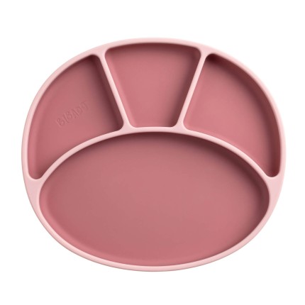 Silikonowy talerzyk z przyssawką Blush / BiBADO 