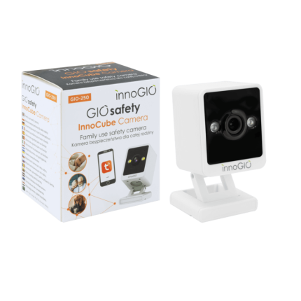 Kamera Wi-Fi Elektroniczna niania GIOsafety InnoCube – kamera monitorująca do użytku rodzinnego / InnoGIO