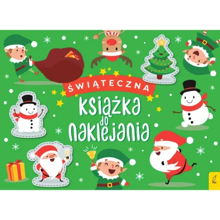 Świąteczna książka do naklejania / Wydawnictwo Wilga
