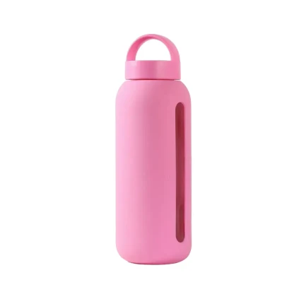 Szklana butelka Bink Day, 600 ml - Bubblegum / Bink