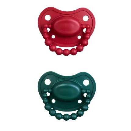 Zestaw świąteczny Smoczki pozycjonujące - Holy Green, Santa Red / LUU Kids
