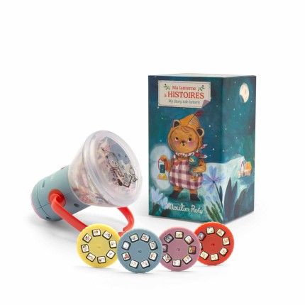 Lampka projektor LES MINOUCHKAS / Moulin Roty