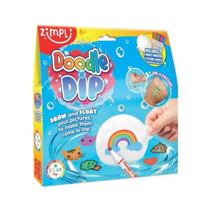 Zestaw tatuaży do wody + flamastry / Zimpli Kids