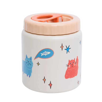 Termos obiadowy 500ml - Meowtiful Cats / The cotton cloud