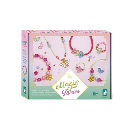 Zestaw kreatywny do tworzenia biżuterii z motylami Wróżki Magic Fairies 6+ / Janod
