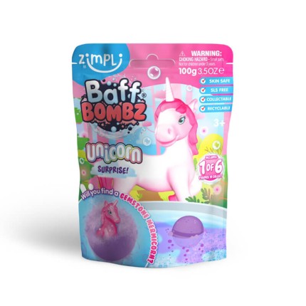 Kula do kąpieli dla dzieci Baff Bombz Unicorn Surprise, 3+ / Zimpli Kids