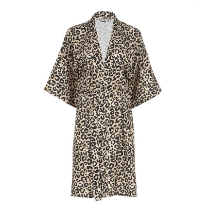 Kimono Bambusowe - LEOPARD CREAM by Magdalena Lamparska / La Millou