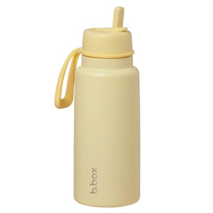 Butelka termiczna ze składanym ustnikiem, termos ze stali nierdzewnej - Lemon Twist, 1l / b.box