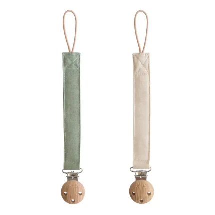 Zawieszka materiałowa 2-pack - Olive & Shifting Sand / Mushie
