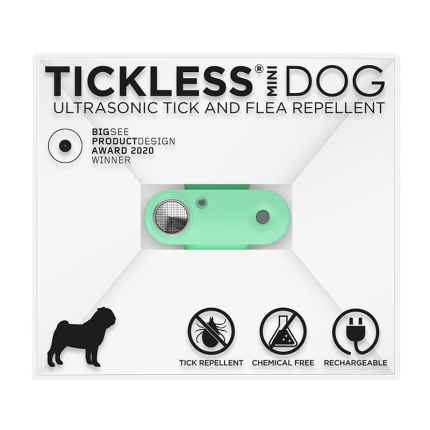 Ultradźwiękowe urządzenie chroniące przed kleszczami TICKLESS® Pet Mini Mentha Green / Tickless