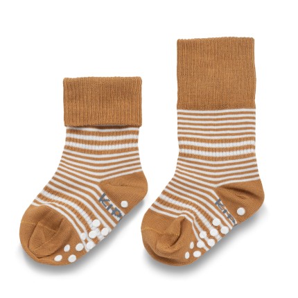 Skarpetki z antypoślizgiem Stay-on-Socks Antislip, Camel / KipKep