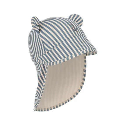 Kapelusz przeciwsłoneczny Aster Bear - sailor stripe / Konges slojd