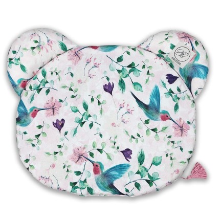 Płaska poduszka bambusowa MIŚ - Birdie / Cosy Cott
