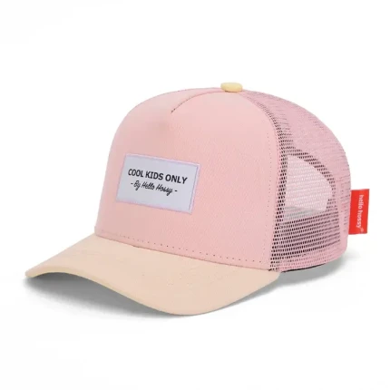 Czapka z daszkiem Mini Powder Pink / Hello Hossy