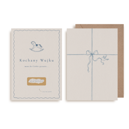 Kartka zdrapka – Czy zostaniesz moim Chrzestnym? / Mommy Planner