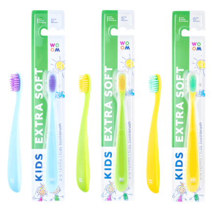 Szczoteczka do zębów KIDS EXTRA SOFT / WOOM
