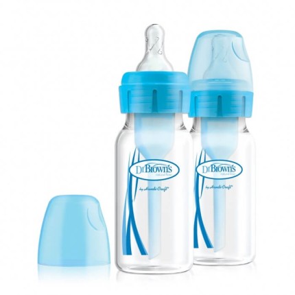 Butelki standard 120 ml Options+, 2 szt. - niebieskie /  Dr Brown's