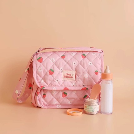 Torba z akcesoriami dla lalek Strawberry Picnic / Tiny Harlow