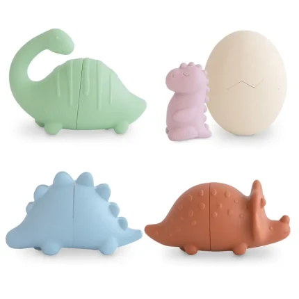 Zestaw do Kąpieli - Dino 5-pack / Mushie