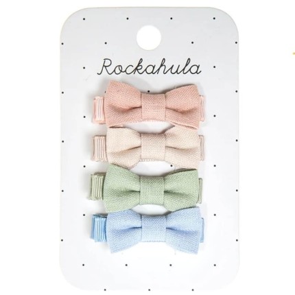 Spinki do włosów Meadow Linen Bow / Rockahula Kids