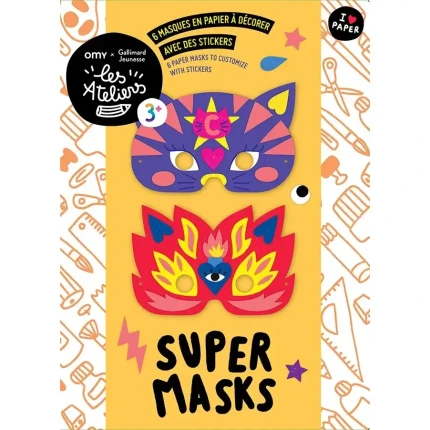 Super Masks - kreatywna zabawa / OMY X GALLIMARD