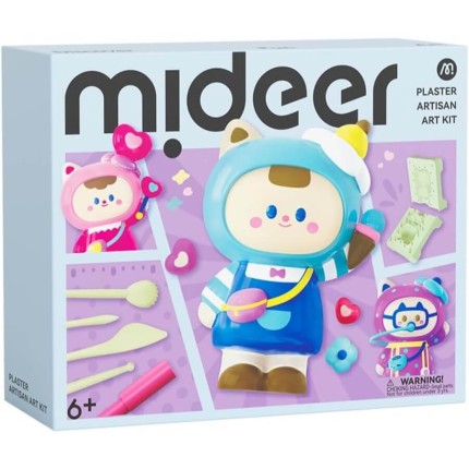 Zestaw artystyczny z gipsu - laleczki / Mideer
