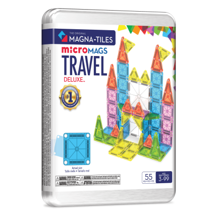 Klocki Magnetyczne Travel microMAGS XL 55 el. / Magna-Tiles