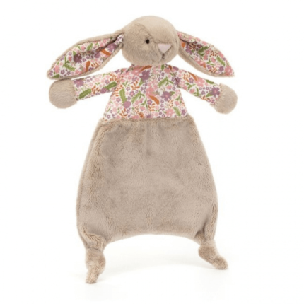 Króliczek z Kwiecistymi Uszami „Petal” Szmatka Przytulanka Beżowa 28 cm / Jellycat