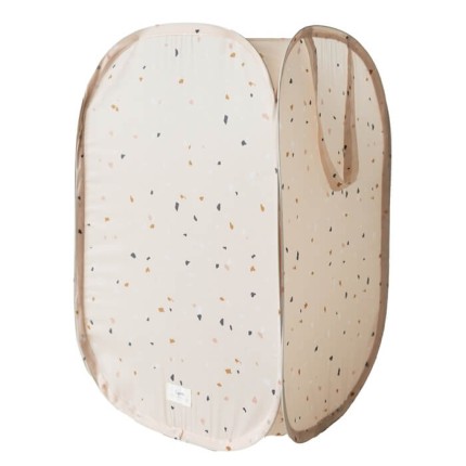 Kosz na pranie i zabawki Pop-up Terrazzo Beige / 3 Sprouts