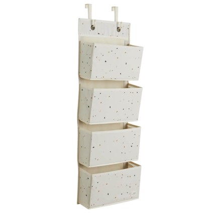 Organizer na drzwi wiszący Cream Recycled / 3 Sprouts