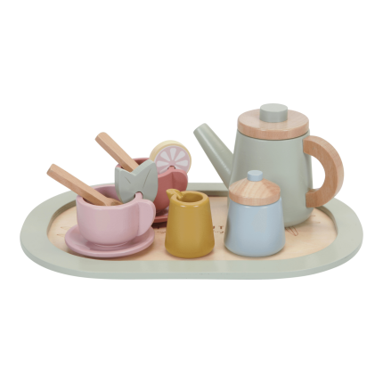 BRAK OPAKOWANIA: Drewniany Tea set / Little Dutch